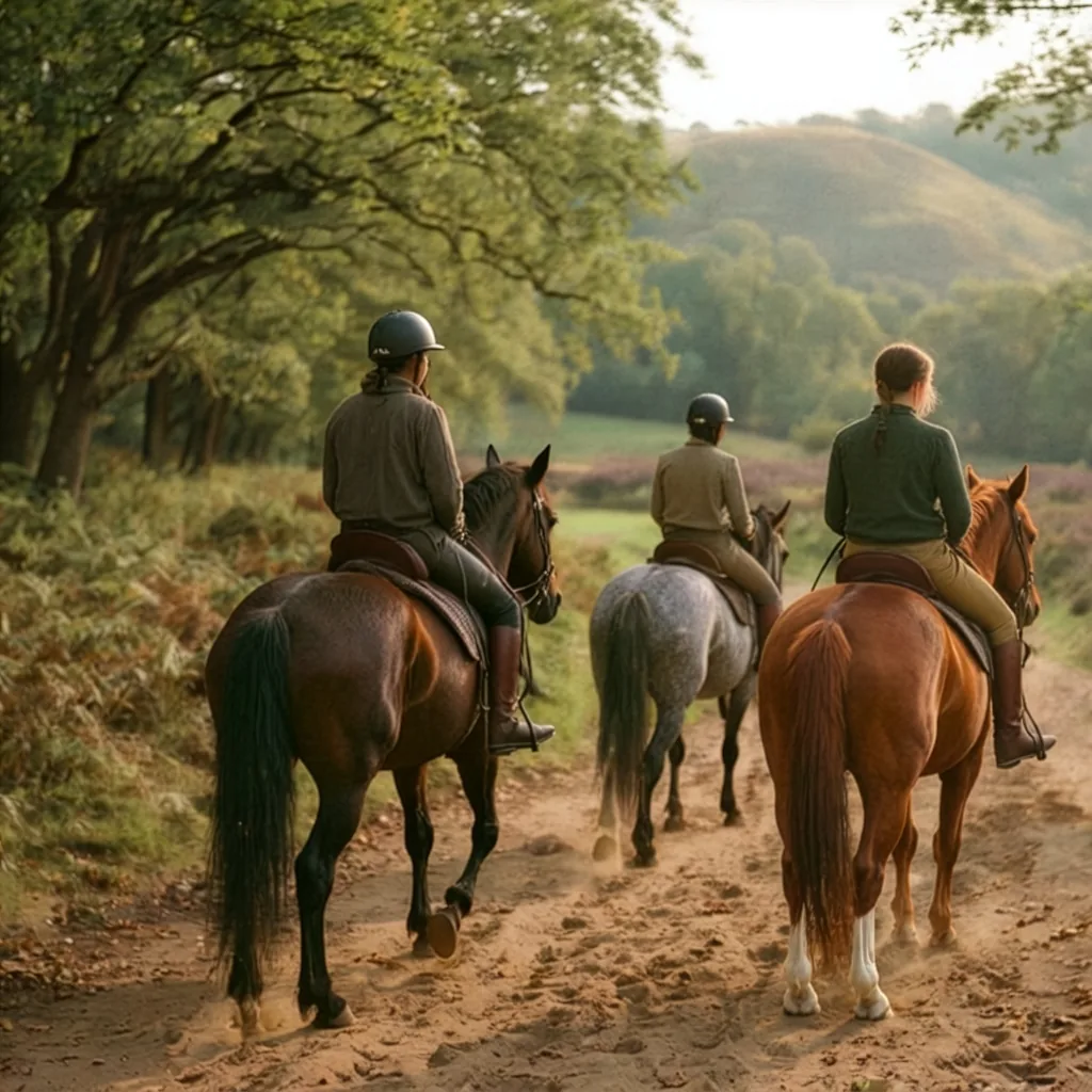 Balade à cheval en Haute-Vienne, autour de Val d'Issoire